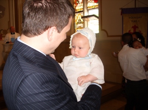 Patrick in His Baptismal Gown