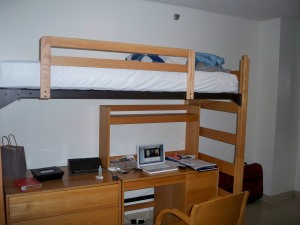 Yup, it's a dorm room.